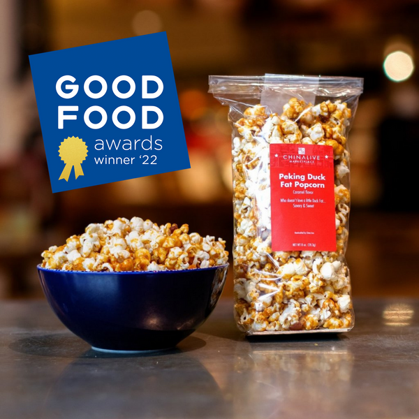China Live Peking Duck Fat Popcorn