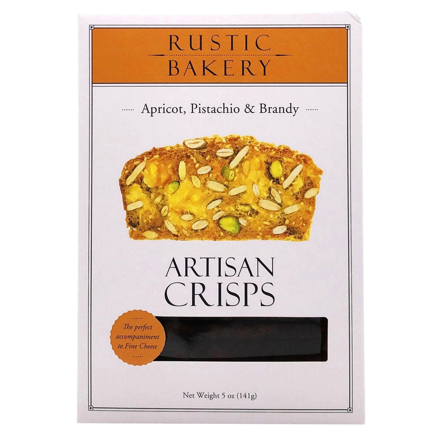 Rustic Bakery - 'Apricot, Pistachio & Brandy' Artisan Crisps (5OZ)