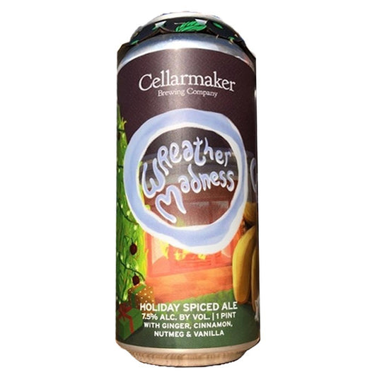 Cellarmaker Brewing Company - 'Wreather Madness' Holiday Spiced Ale (16OZ)