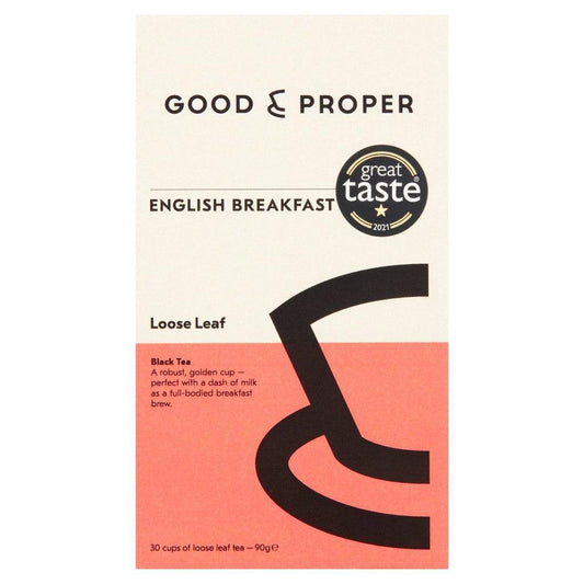 Good & Proper Tea - English Breakfast Loose-Leaf Black Tea (90G | 30 Cups)
