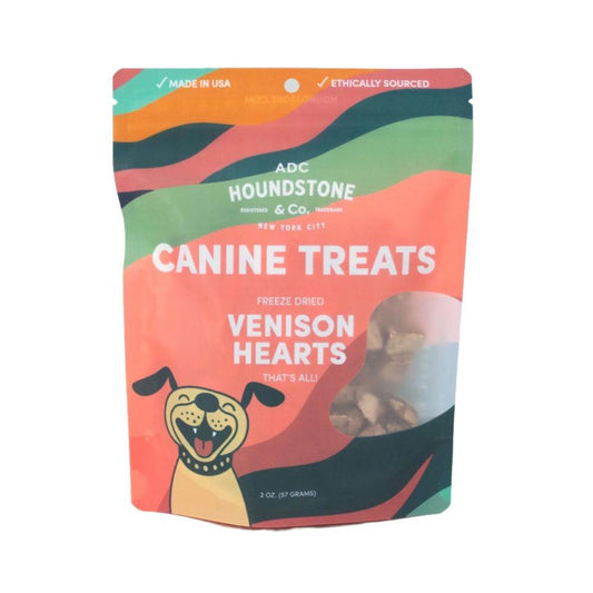 ADC Houndstone & Co. - 'Venison Hearts' Dog Treats (2OZ)