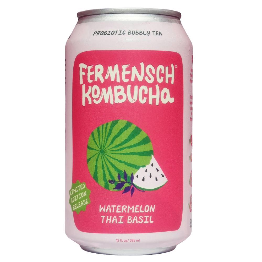 Fermensch Kombucha - 'Watermelon Thai Basil' Kombucha (12OZ)