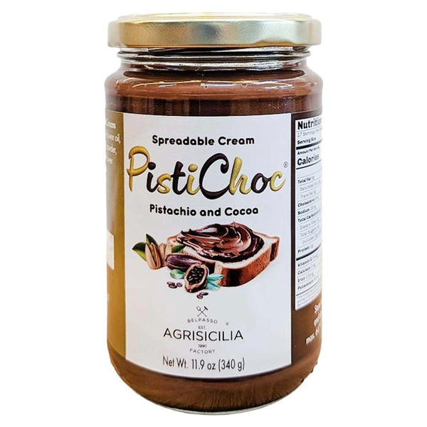 Agrisicilia - 'PistiChoc' Pistachio and Cocoa Spread (11.9OZ)