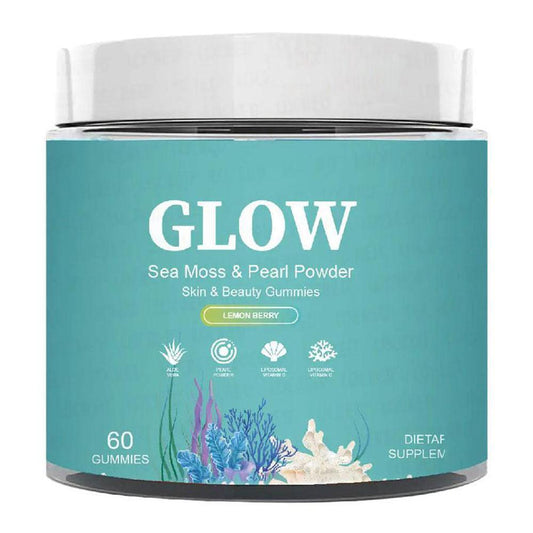 Akasha Superfoods - 'Lemon Berry' Sea Moss Glow Gummies (60CT)