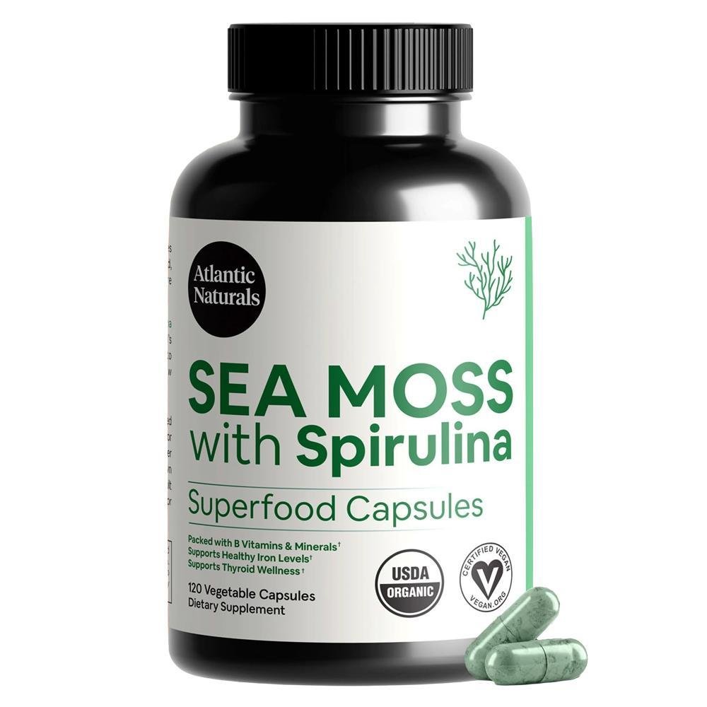 Atlantic Naturals - 'Sea Moss w/ Spirulina' Tablets (120CT)