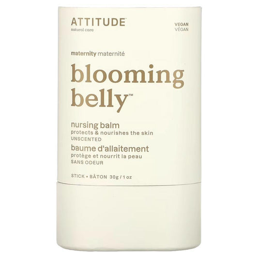 ATTITUDE - 'Blooming Belly' Unscented Nursing Balm (1OZ)