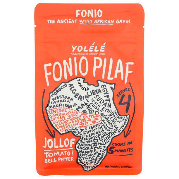Yolele - 'Jollof' Tomato & Bell Pepper Fonio Pilaf (7OZ)