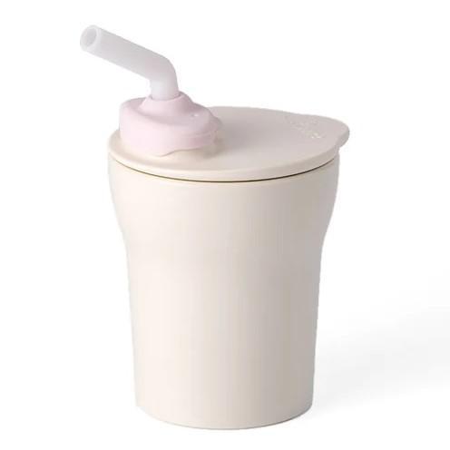Miniware - '123 Sip!' Vanilla & Cotton Candy Colored Training Cup.