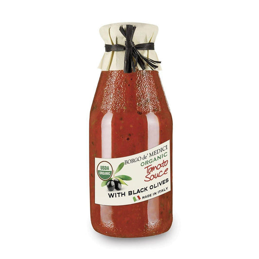 Borgo De Medici - Organic Tomato Sauce w/ Black Olives (530G)