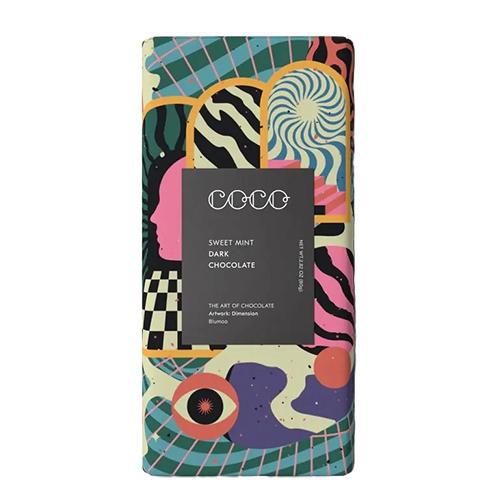 COCO Chocolatier- 'Sweet Mint' Dark Chocolate (2.82OZ)