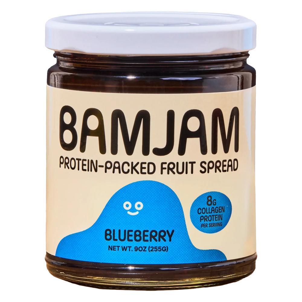 BamJam - 'Blueberry' Fruit Spread w/ 8G Collagen Protein Per Serving (9OZ)