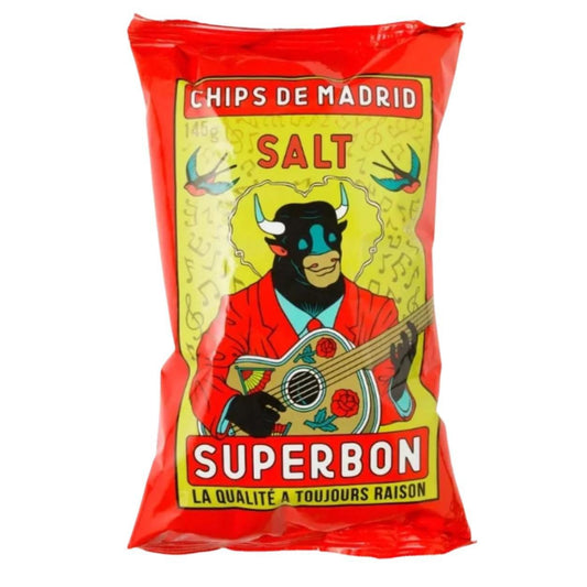 Superbon - 'Salt' Madrid Potato Crisps (135G)