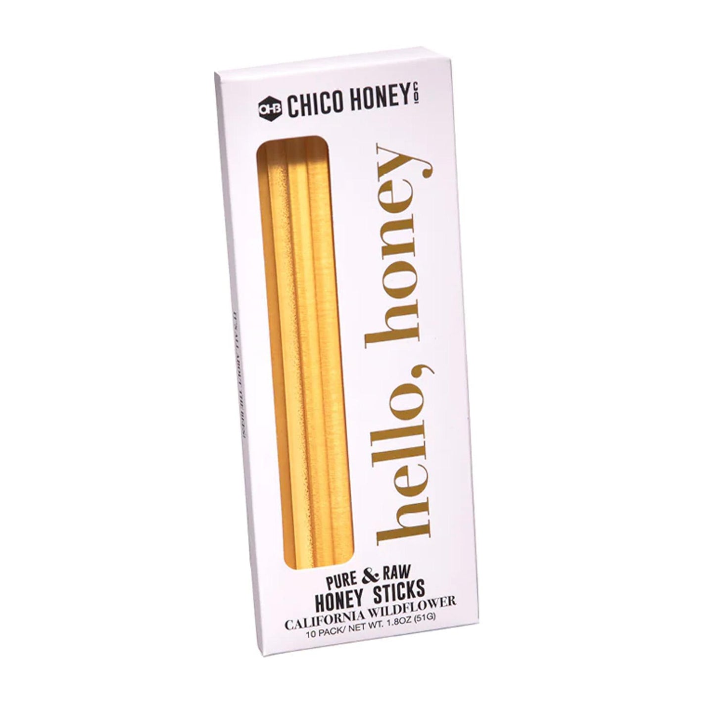 Chico Honey Co - California Wildflower Honey Sticks (10CT)