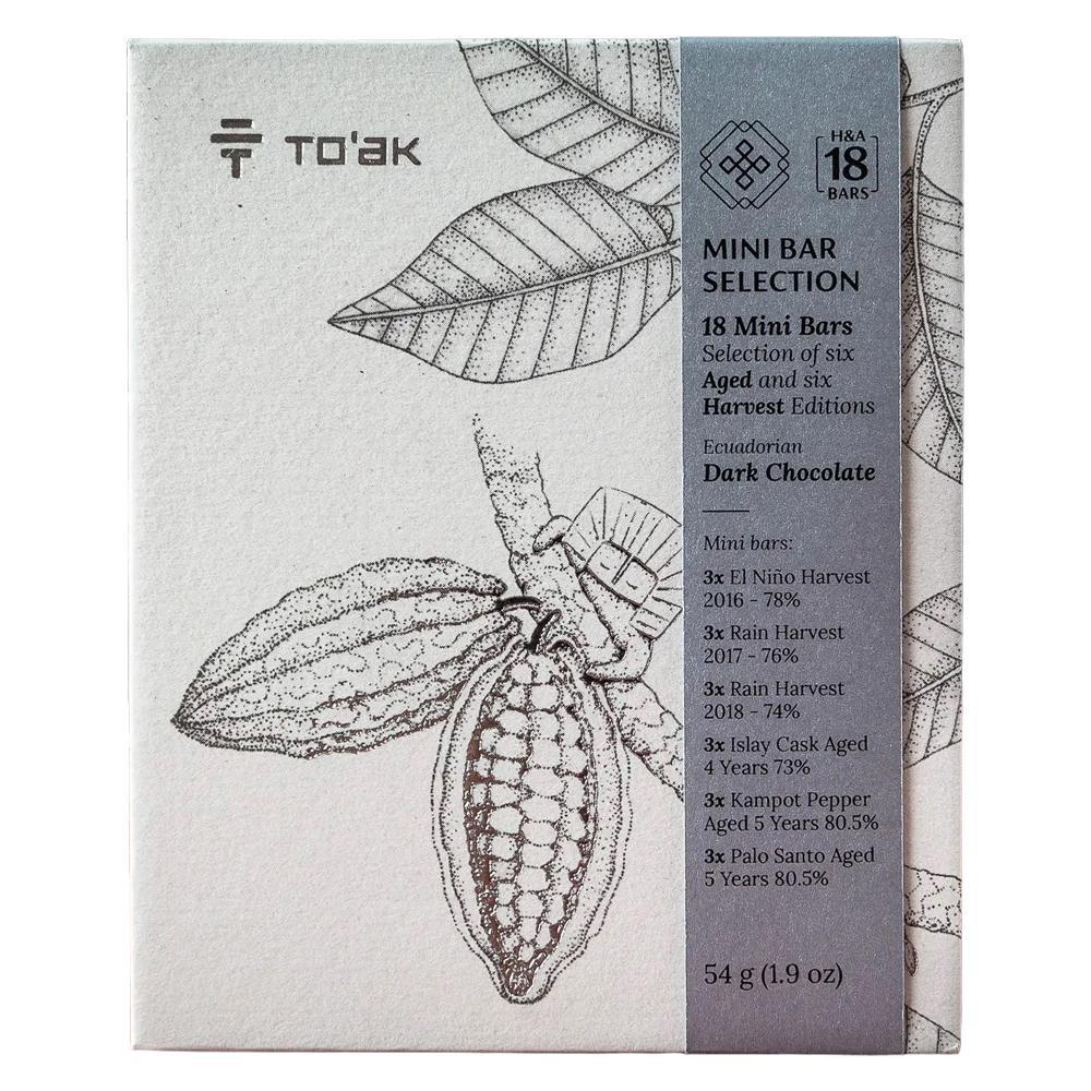 To'ak Chocolate - 'Dark Chocolate' Mini Bars (18CT)