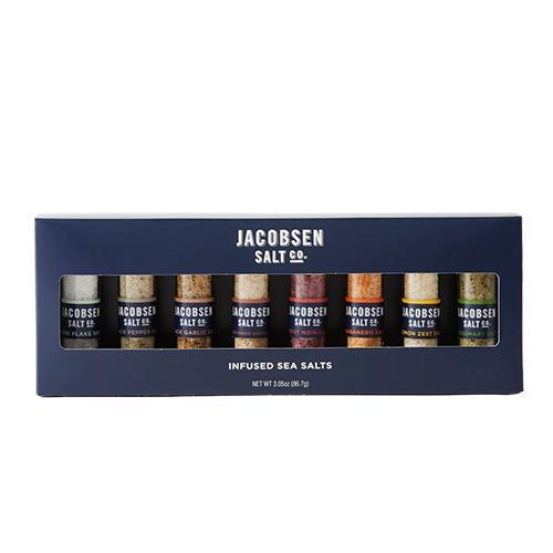 Jacobsen Salt Co - 8 - Vial 'Infused Sea Salts' Set