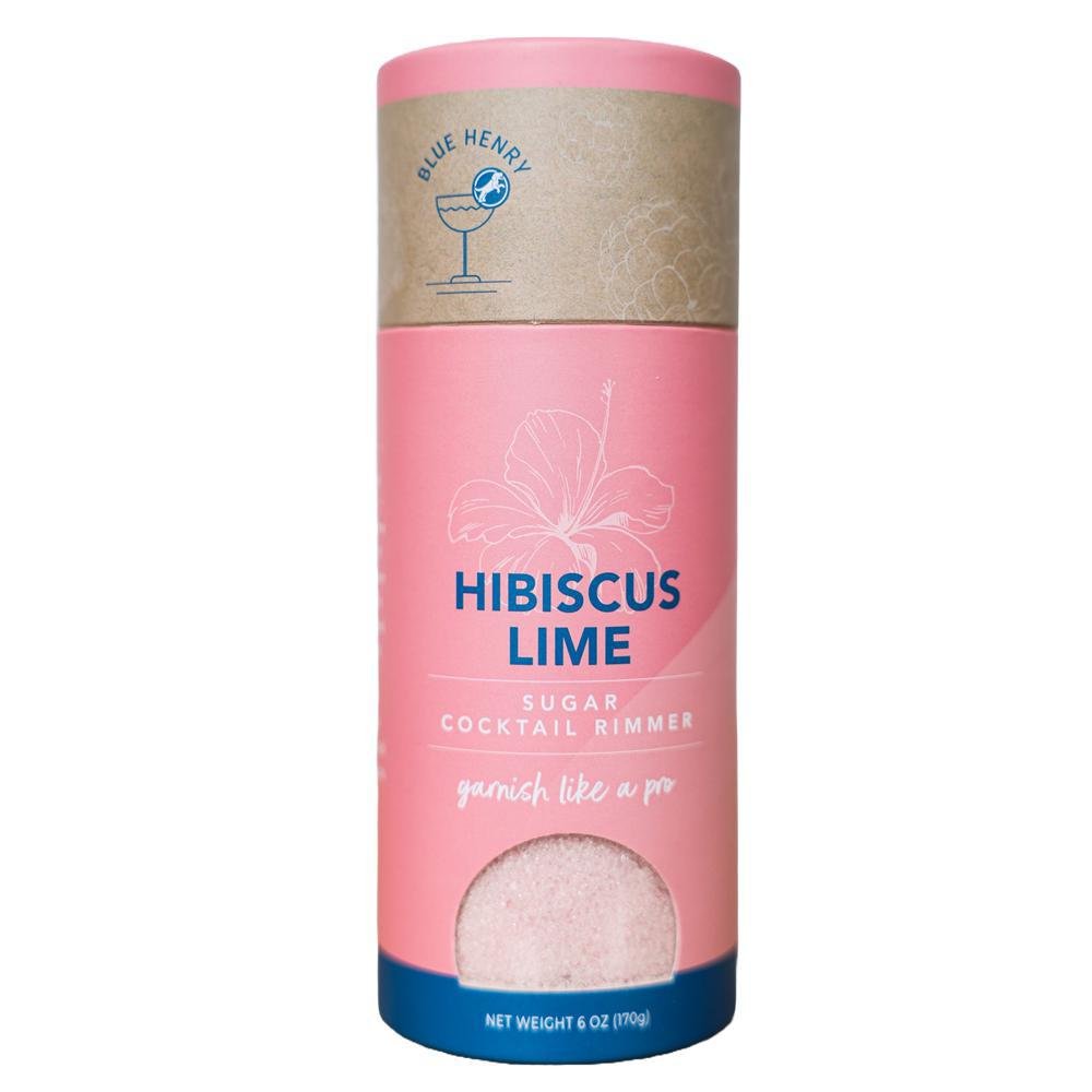 BlueHenry - 'Hibiscus Lime' Cocktail Rimming Sugar (6OZ)