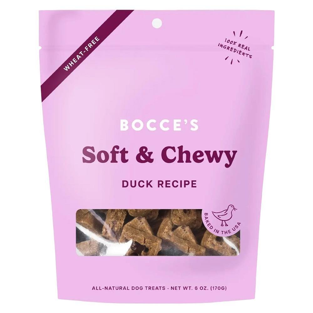 Bocce's Bakery - 'Soft & Chewy' Duck Recipe Dog Treats (6OZ).