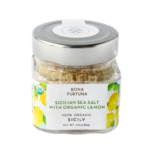 Bona Furtuna - Sicilian Sea Salt w/ Organic Lemon (86G) - The Epicurean Trader