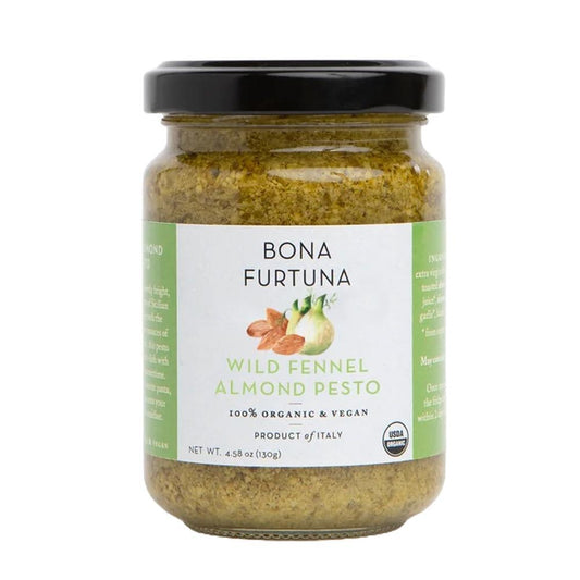 Bona Furtuna - 'Wild Fennel Almond' Organic Pesto (140G) - The Epicurean Trader