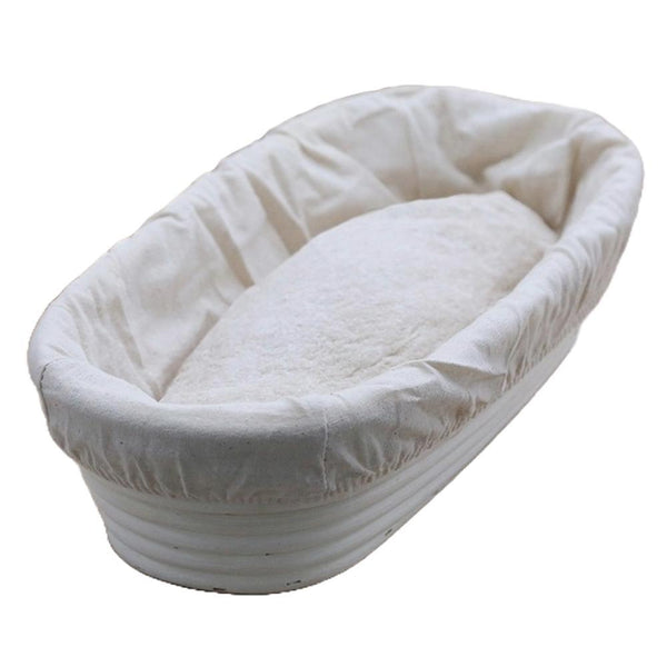 Breadtopia - Oblong Proofing Basket w/ Liner.