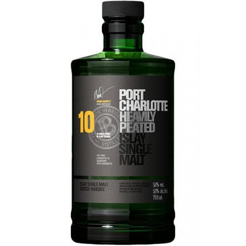 Bruichladdich Distillery - 'Port Charlotte' 10yr Heavily Peated Islay Single Malt Scotch (750ML)