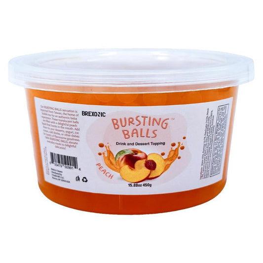 Bursting Balls - 'Peach' Flavored Popping Boba (1LB)