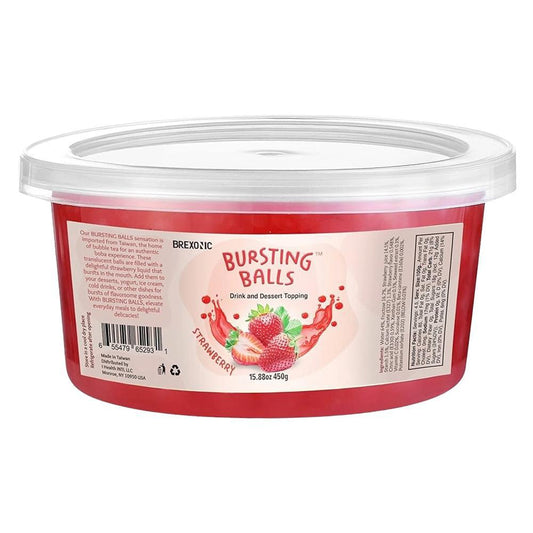 Bursting Balls - 'Strawberry' Flavored Popping Boba (1LB)