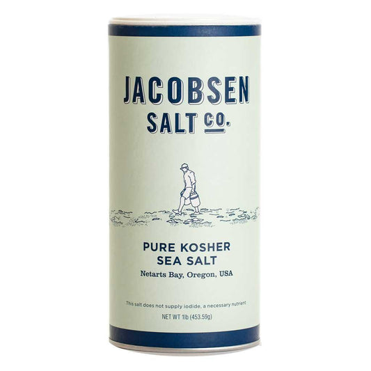 Jacobsen Salt Co - Pure Kosher Sea Salt Tube (1LB)