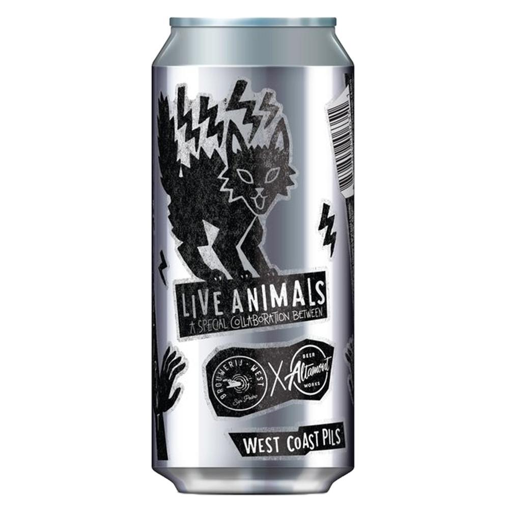 Brouwerij West  - 'Live Animals' West Coast Pilsner (16OZ)