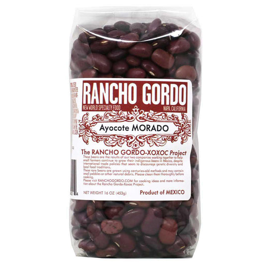 Rancho Gordo - 'Ayocote Morado' Heirloom Beans (16OZ)