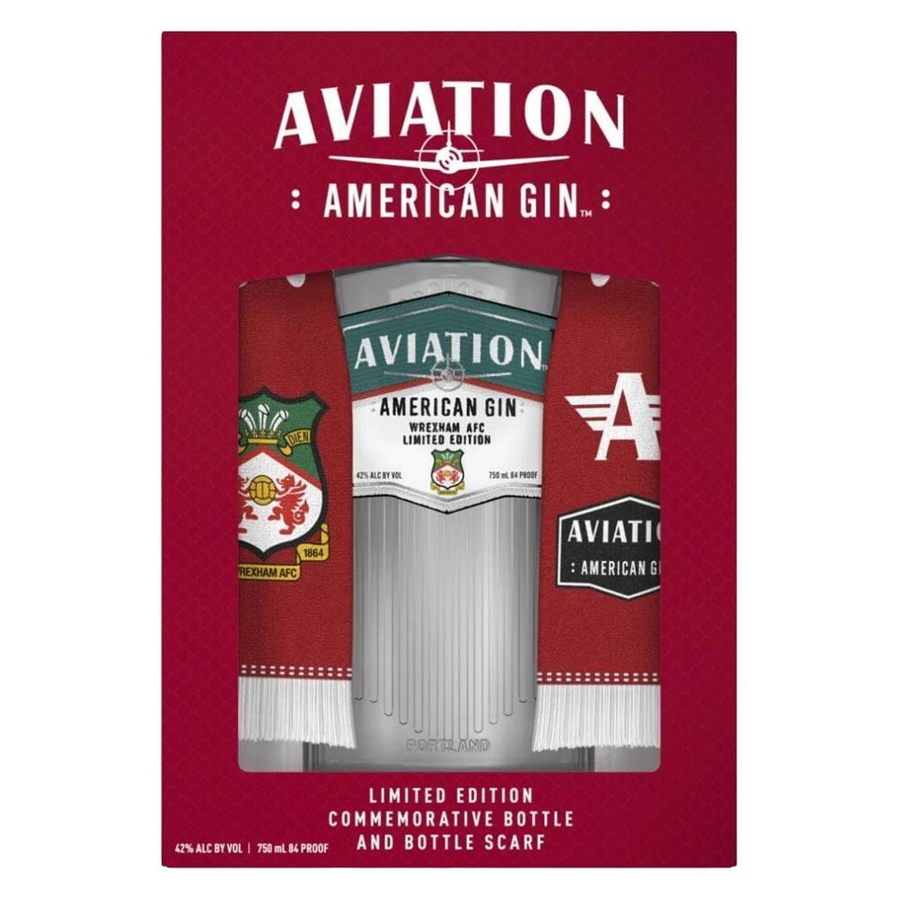 Aviation - American Gin w/ Scarf Wrexham Gift Set (750ML)