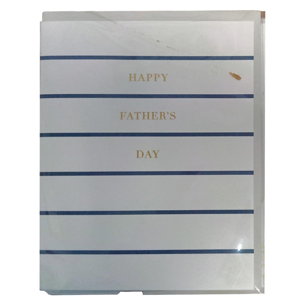 417 Press - 'Happy Father's Day' Folded Stripes Card (1CT)