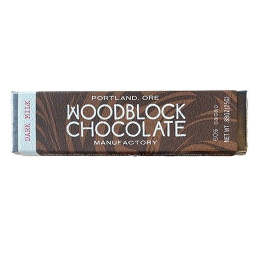 Woodblock Chocolate - Dark Milk Chocolate (60% | 25G)