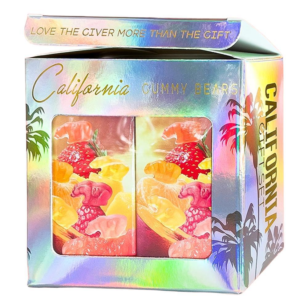 California Gummy Bears - 'Fruit Mix & Sunset Paradise' Gift Box with Gift Note! (2CT)