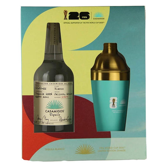 Casamigos - Blanco Tequila Gift Set w/ FIFA World Cup Shaker (750ML)