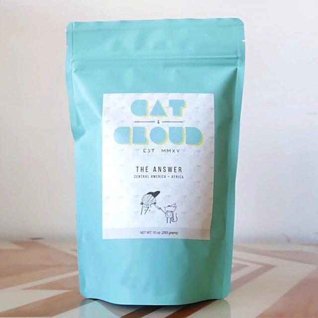 Cat & Cloud - 'The Answer' Coffee Beans (10OZ)