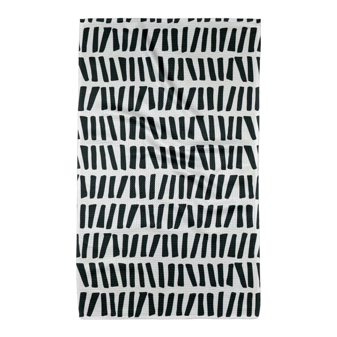 Geometry House - 'All Lined Up' Kitchen Tea Towel (18"x30")