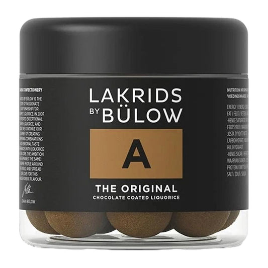 Lakrids by Bulow - 'The Original' Danish Chocolate Covered Licorice (125G)