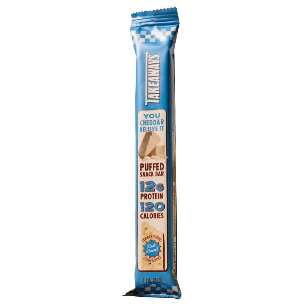 Takeaways - 'White Cheddar' Puffed Snack Bar (1.1OZ)