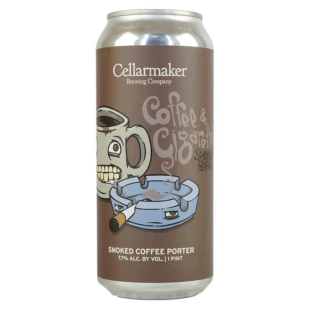 Cellarmaker Brewing Co. - 'Coffee & Cigarettes' Coffee Porter (16OZ)