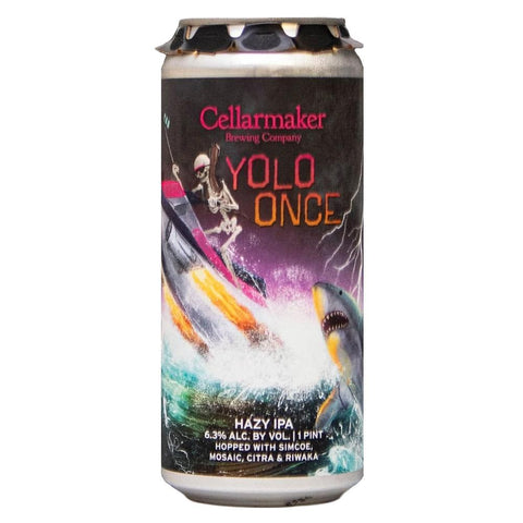 Cellarmaker Brewing Co. - 'YOLO Once' Hazy IPA (16OZ)