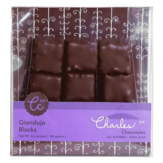 Charles Chocolates - Gianduja Blocks (6.6OZ)