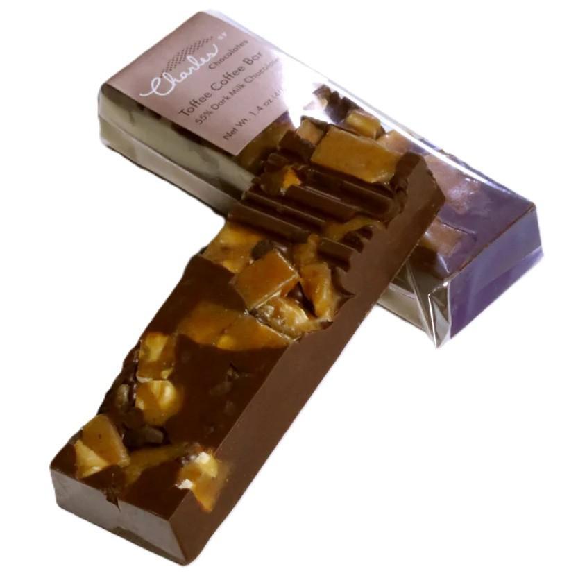 Charles Chocolates - 'Toffee Coffee' Mini Chocolate Bar (1.4OZ)