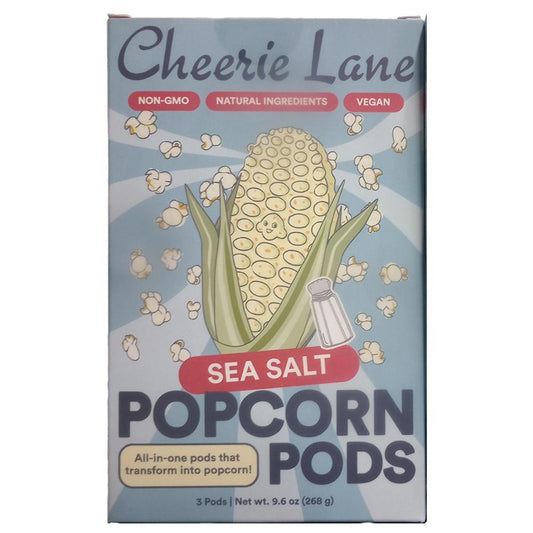 Cheerie Lane - 'Sea Salt' Popcorn Pods (3CT)