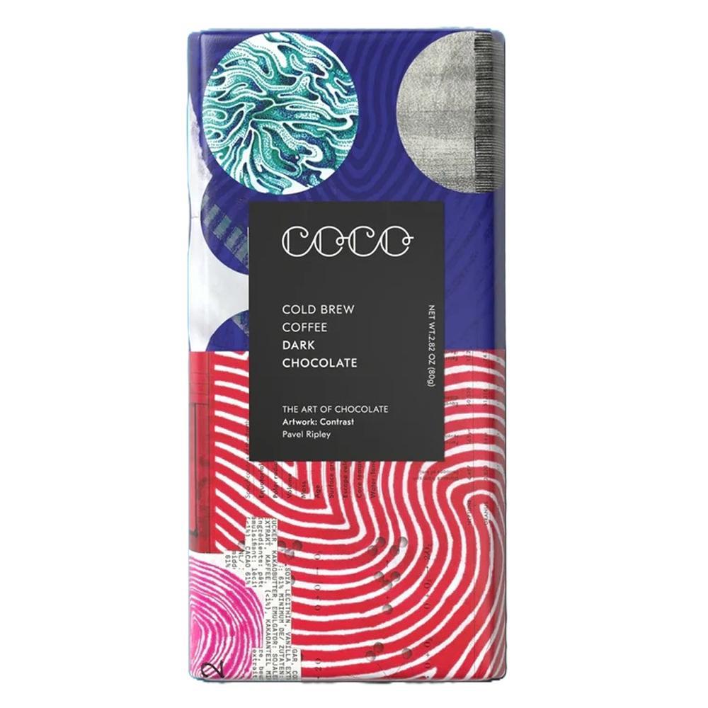 COCO Chocolatier - 'Cold Brew Coffee' Dark Chocolate (80G)