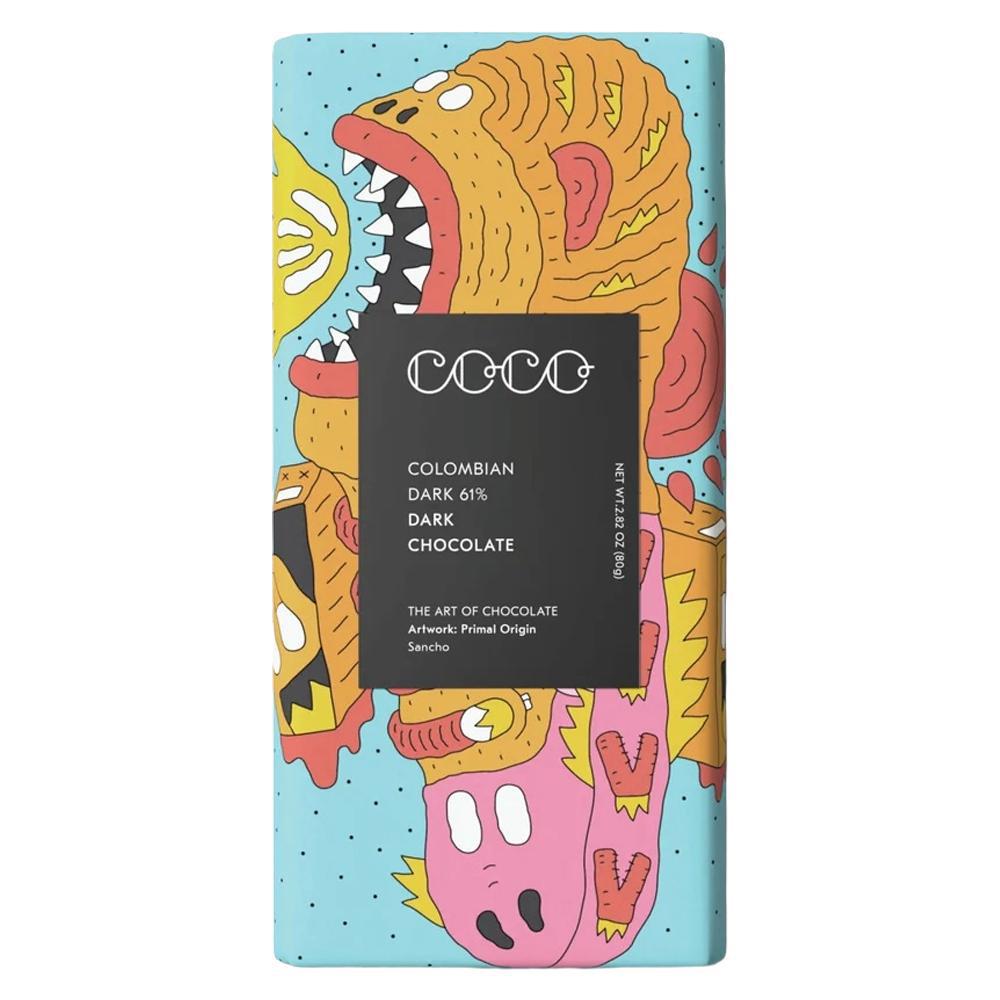 COCO Chocolatier - 'Colombian Dark' Dark Chocolate (80G | 61%)