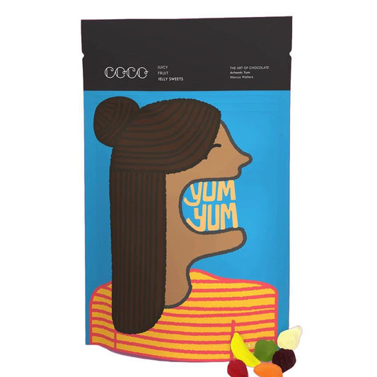 COCO Chocolatier - 'Juicy Fruit Gummies' Gourmet Sweets (100G)