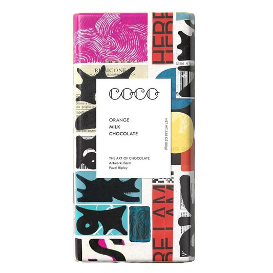 COCO Chocolatier - 'Orange' Milk Chocolate (80G)