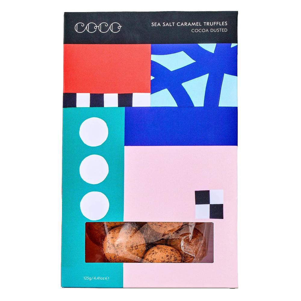 COCO Chocolatier - 'Sea Salt Caramel Truffle' Cocoa Dusted (125G)