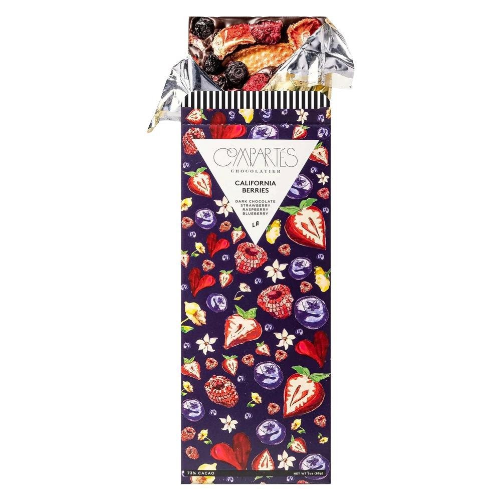 Compartes - 'California Berries' Dark Chocolate w/ Mixed Berries (3OZ | 73%)